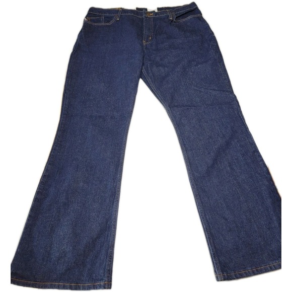Denim - All American Clothing Ladies Jean Boot Cut Size 18A NWT Dark Wash Mid-rise Waist